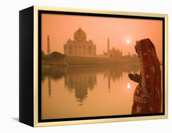 Taj Mahal, Agra, Uttar Pradesh, India-Doug Pearson-Framed Premier Image Canvas