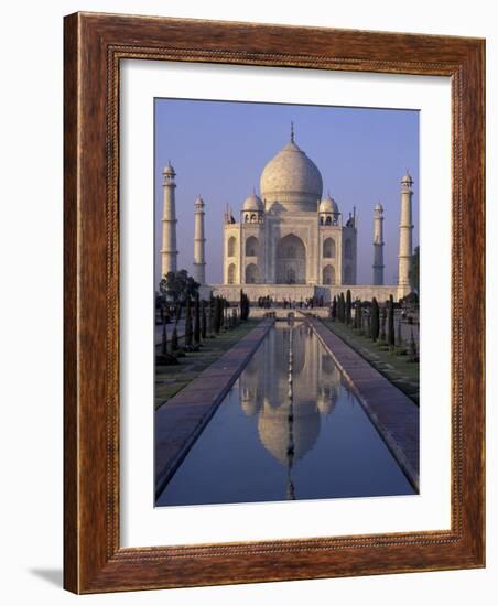 Taj Mahal, Agra, Uttar Pradesh, India-Peter Oxford-Framed Photographic Print