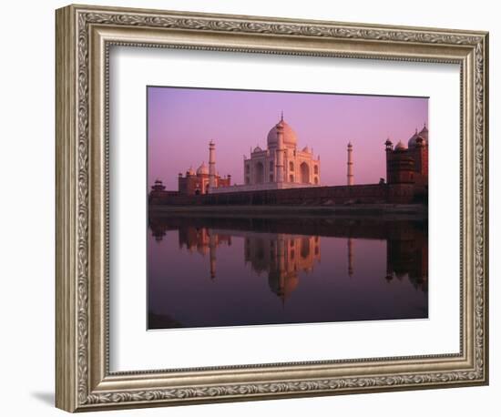 Taj Mahal and Jamid Masjid-Mick Roessler-Framed Photographic Print