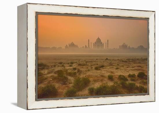 Taj Mahal At Dusk-Vichaya-Framed Premier Image Canvas