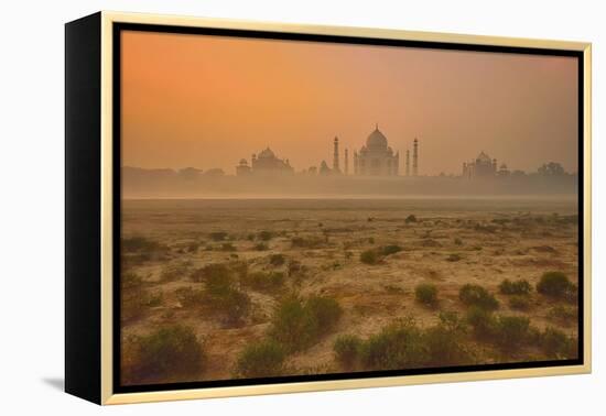 Taj Mahal At Dusk-Vichaya-Framed Premier Image Canvas