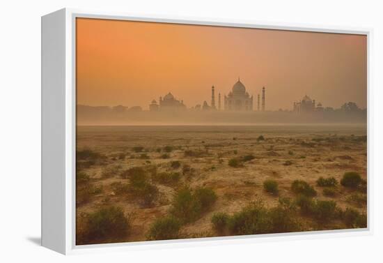 Taj Mahal At Dusk-Vichaya-Framed Premier Image Canvas