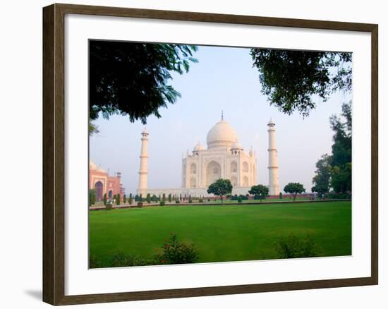 Taj Mahal at Sunrise, Agra, India-Bill Bachmann-Framed Photographic Print