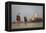 Taj Mahal Camels-Charles Bowman-Framed Premier Image Canvas