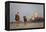 Taj Mahal Camels-Charles Bowman-Framed Premier Image Canvas