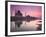 Taj Mahal From Along the Yamuna River at Dusk, India-Walter Bibikow-Framed Photographic Print