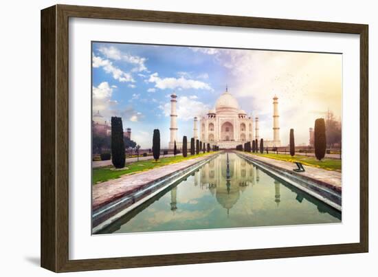 Taj Mahal in India-Marina Pissarova-Framed Photographic Print