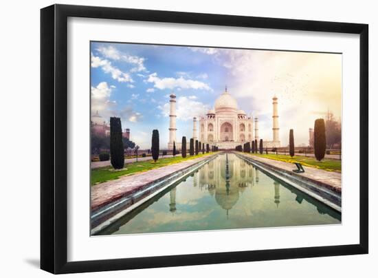 Taj Mahal in India-Marina Pissarova-Framed Photographic Print