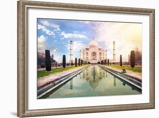 Taj Mahal in India-Marina Pissarova-Framed Photographic Print