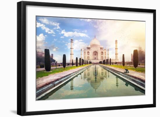 Taj Mahal in India-Marina Pissarova-Framed Photographic Print