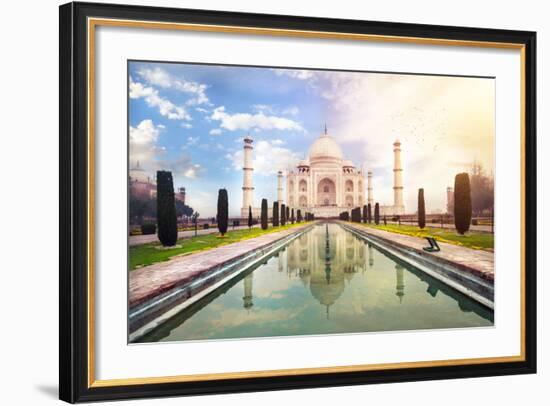 Taj Mahal in India-Marina Pissarova-Framed Photographic Print