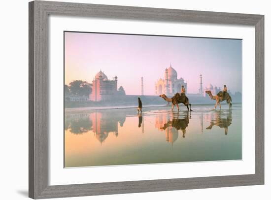 Taj Mahal, India-Frans Lemmens-Framed Art Print