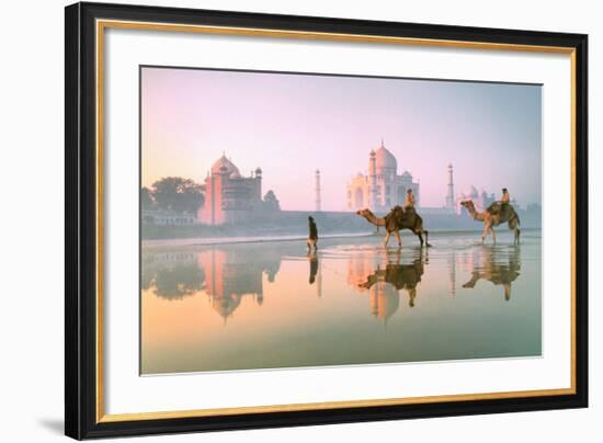 Taj Mahal, India-Frans Lemmens-Framed Art Print