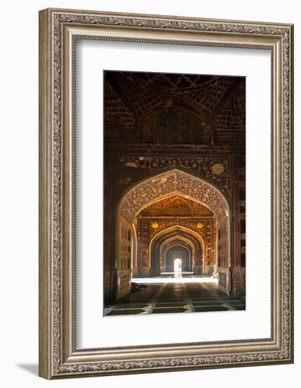 Taj Mahal interior, Agra, Uttar Pradesh, India-Panoramic Images-Framed Photographic Print