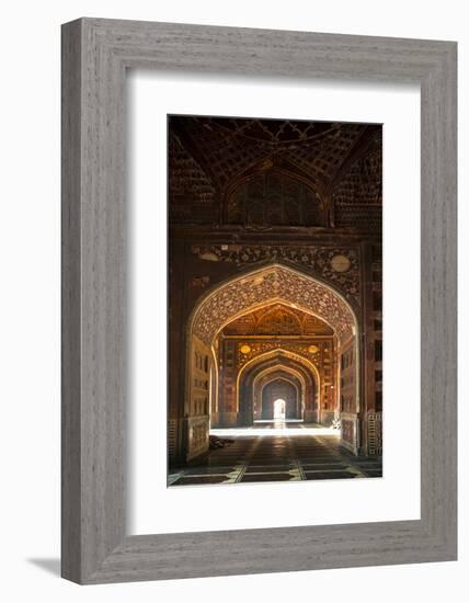 Taj Mahal interior, Agra, Uttar Pradesh, India-Panoramic Images-Framed Photographic Print