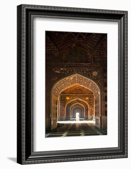 Taj Mahal interior, Agra, Uttar Pradesh, India-Panoramic Images-Framed Photographic Print