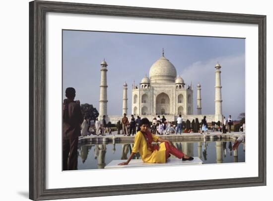 Taj Mahal Model-Charles Bowman-Framed Photographic Print