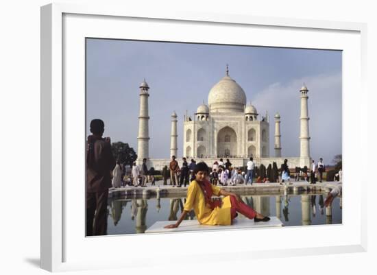 Taj Mahal Model-Charles Bowman-Framed Photographic Print