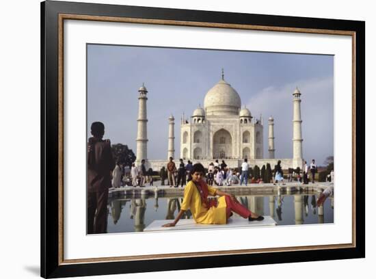 Taj Mahal Model-Charles Bowman-Framed Photographic Print