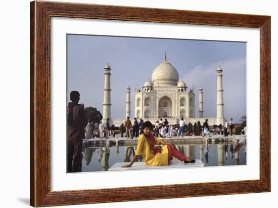 Taj Mahal Model-Charles Bowman-Framed Photographic Print