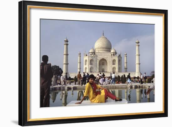 Taj Mahal Model-Charles Bowman-Framed Photographic Print