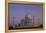 Taj Mahal North Side Viewed across Yamuna River at Sunset, Agra, Uttar Pradesh, India, Asia-Peter Barritt-Framed Premier Image Canvas