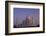 Taj Mahal North Side Viewed across Yamuna River at Sunset, Agra, Uttar Pradesh, India, Asia-Peter Barritt-Framed Photographic Print