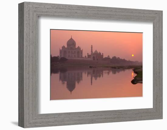 Taj Mahal Reflected in the Yamuna River at Sunset-Doug Pearson-Framed Photographic Print