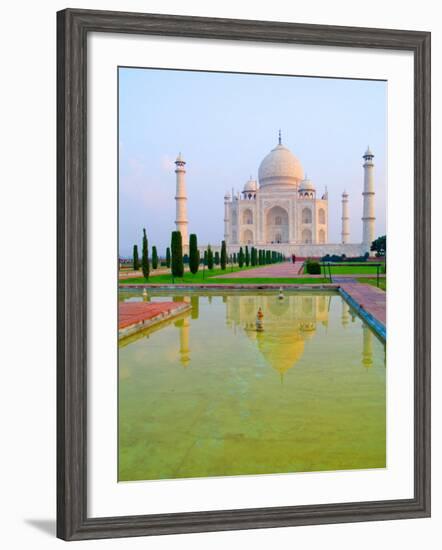 Taj Mahal Temple at Sunrise, Agra, India-Bill Bachmann-Framed Photographic Print