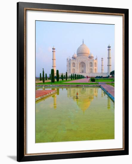 Taj Mahal Temple at Sunrise, Agra, India-Bill Bachmann-Framed Photographic Print