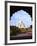 Taj Mahal Through Ornate Arch-Charles Bowman-Framed Photographic Print