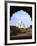 Taj Mahal Through Ornate Arch-Charles Bowman-Framed Photographic Print