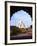 Taj Mahal Through Ornate Arch-Charles Bowman-Framed Photographic Print