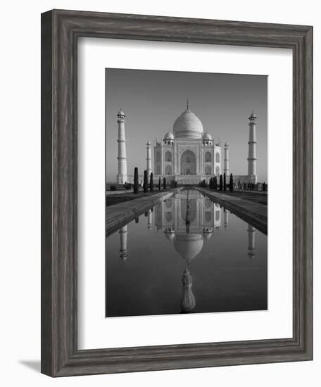 Taj Mahal, UNESCO World Heritage Site, Agra, Uttar Pradesh, India, Asia-Ben Pipe-Framed Photographic Print