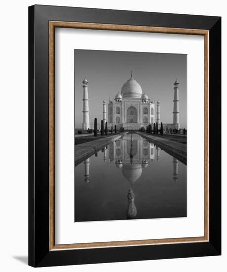 Taj Mahal, UNESCO World Heritage Site, Agra, Uttar Pradesh, India, Asia-Ben Pipe-Framed Photographic Print