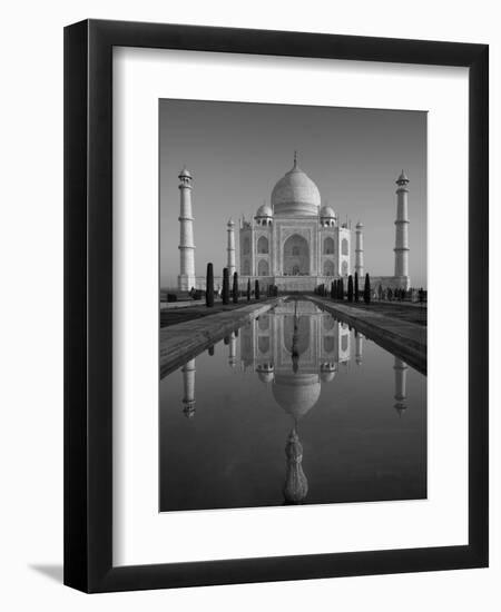 Taj Mahal, UNESCO World Heritage Site, Agra, Uttar Pradesh, India, Asia-Ben Pipe-Framed Photographic Print