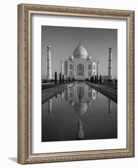 Taj Mahal, UNESCO World Heritage Site, Agra, Uttar Pradesh, India, Asia-Ben Pipe-Framed Photographic Print