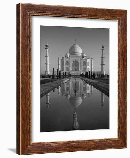 Taj Mahal, UNESCO World Heritage Site, Agra, Uttar Pradesh, India, Asia-Ben Pipe-Framed Photographic Print