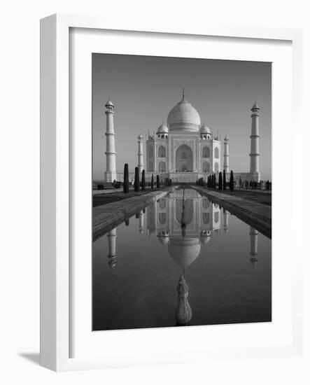 Taj Mahal, UNESCO World Heritage Site, Agra, Uttar Pradesh, India, Asia-Ben Pipe-Framed Photographic Print