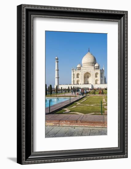 Taj Mahal, UNESCO World Heritage Site, Agra, Uttar Pradesh, India, Asia-Matthew Williams-Ellis-Framed Photographic Print