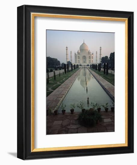 Taj Mahal, Unesco World Heritage Site, Agra, Uttar Pradesh State, India, Asia-James Gritz-Framed Photographic Print