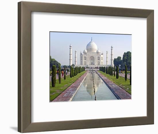 Taj Mahal, UNESCO World Heritage Site, Agra, Uttar Pradesh State, India, Asia-Gavin Hellier-Framed Photographic Print