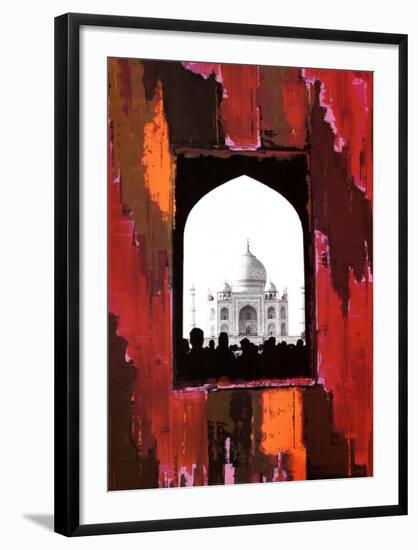 Taj Mahal-Anne Valverde-Framed Art Print