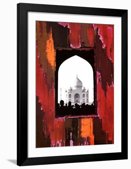 Taj Mahal-Anne Valverde-Framed Art Print