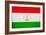 Tajikistan Flag Design with Wood Patterning - Flags of the World Series-Philippe Hugonnard-Framed Art Print