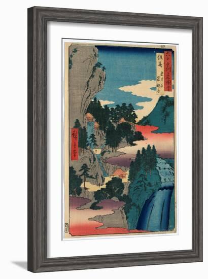 Tajima-Utagawa Hiroshige-Framed Giclee Print