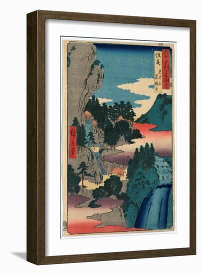 Tajima-Utagawa Hiroshige-Framed Giclee Print