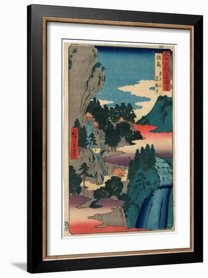 Tajima-Utagawa Hiroshige-Framed Giclee Print