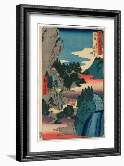 Tajima-Utagawa Hiroshige-Framed Giclee Print