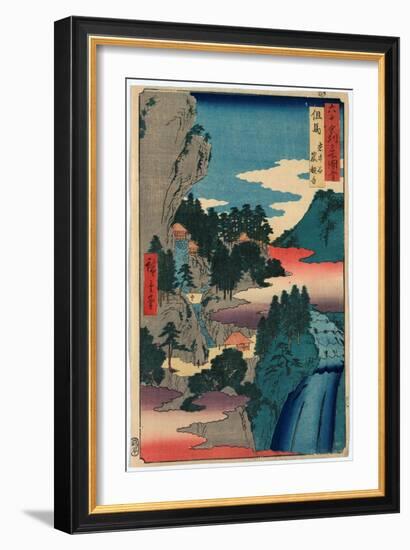 Tajima-Utagawa Hiroshige-Framed Giclee Print